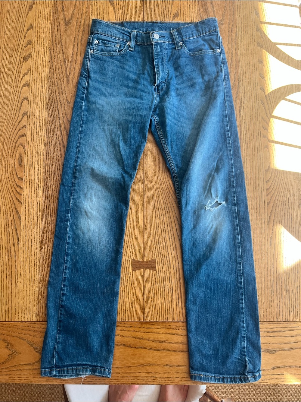 Levi's Medium Blue Straight-Leg Jeans
